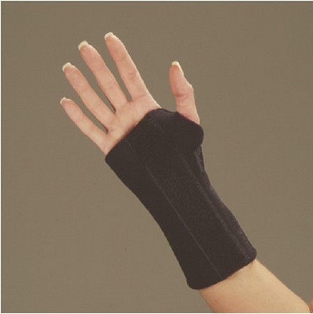 Deroyal - Ne7739-72 - Cock - Up Wrist Brace Low Profile Neoprene Right Hand Black Medium