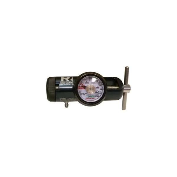 Responsive Respiratory - 120-1010ng - 8 Lpm - Regulator, Cga 870 W/ Barb, Less Gauge