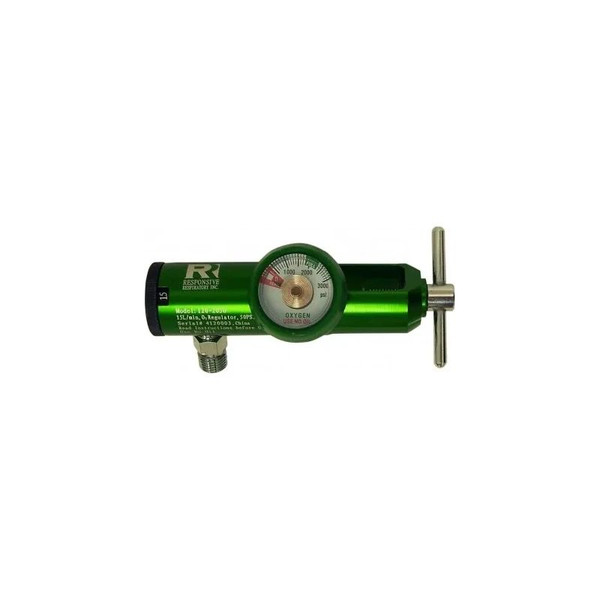 Responsive Respiratory - Oxygen Regulator - 120-1010C - W/ Barb - 0 - 8 Lpm - Cga 870