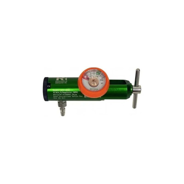 Responsive Respiratory - Oxygen Regulator - 120-2000 - Pediatric Regulator, 0 - 4 Lpm With Barb (Reads In D