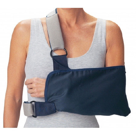 DJO DJOrthopedics - 79-84165-6689 - Shoulder Immobilizer Medium Cotton / Polyester Contact Closure Left Or Right Arm