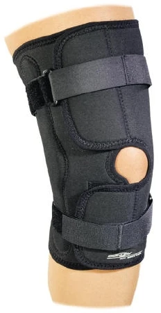 Djo Djorthopedics - Donjoy - 11-0672-7 - Knee Brace Economy 3X - Large Hook And Loop Strap Closure 29 - 1/2 To 32 Inch Thigh Circumference / 21 23 Mid - Patella 22 24 Calf Left Or Right