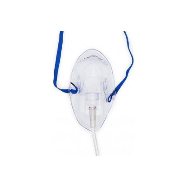 Sun Med - Capnovue - 4733-7-0-50 - Oxygen Mask With Etco2 Monitoring Elongated Style Adult One Size Fits Most Adjustable Head Strap