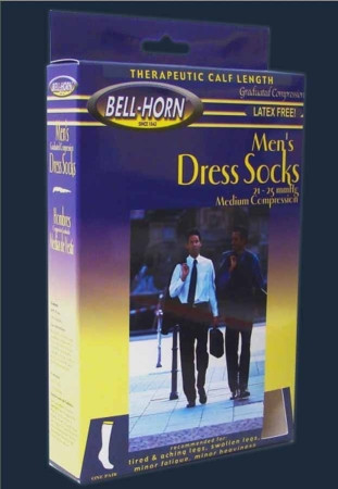 Djo Djorthopedics - Bell-Horn - 11536Xl - Compression Socks Calf High X - Large Black Closed Toe
