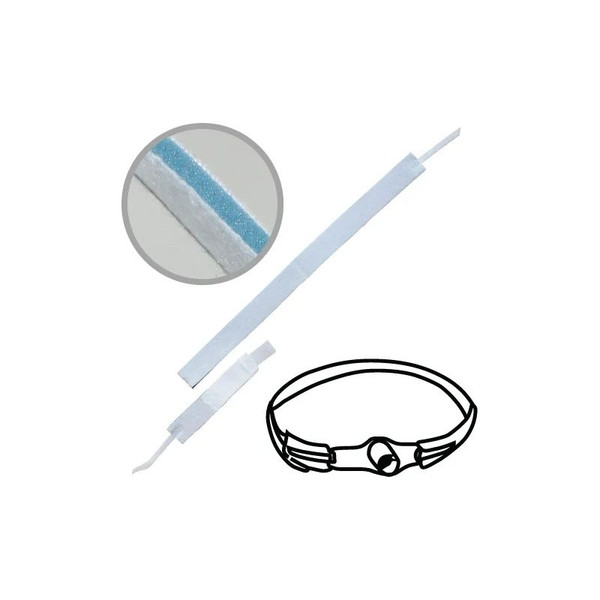 Sunset Healthcare Solutions - Res030 - Adult Trach Tube Holder - 2 Pieces - Foam; Latex Free