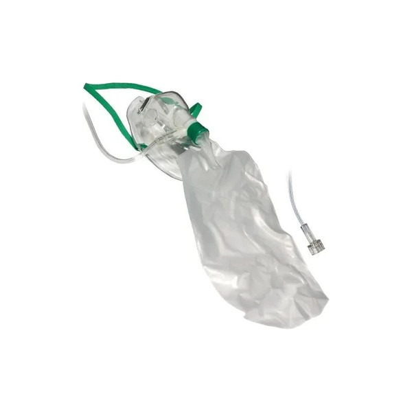 Sunset Healthcare Solutions - Res2102 - Adult Non - Rebreather Oxygen Mask W/ 7Ft Safety Tubing - High Concentration