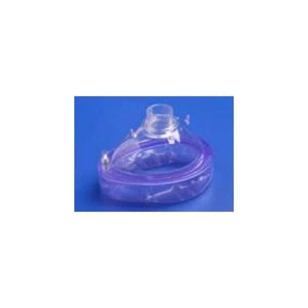 Teleflex - 158700 - Anesthesia Mask Elongated Style Adult Size 5 Hook Ring