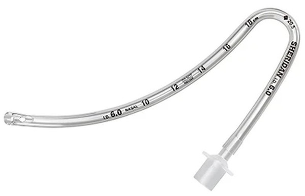 Teleflex - Sheridan Preformed - 5-22108 - Uncuffed Endotracheal Tube 234 Mm Length Curved 4.0 Pediatric Murphy Eye