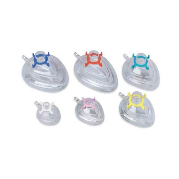 Teleflex - Sure Seal - 1275 - Anesthesia Mask Elongated Style Adult Medium Hook Ring 