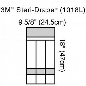 3M - 1018L - Adaptic Touch - Drape, Surg Long Instr Pouch