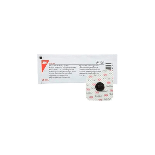 3M - 2670-5 - 26705 - Electrode, Red Dot Radiolucentmonitor Reposit