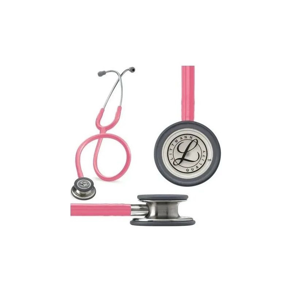 3M - 5633 - Littmann Classic Iii Stethoscope, Pearl Pink Tube, 27