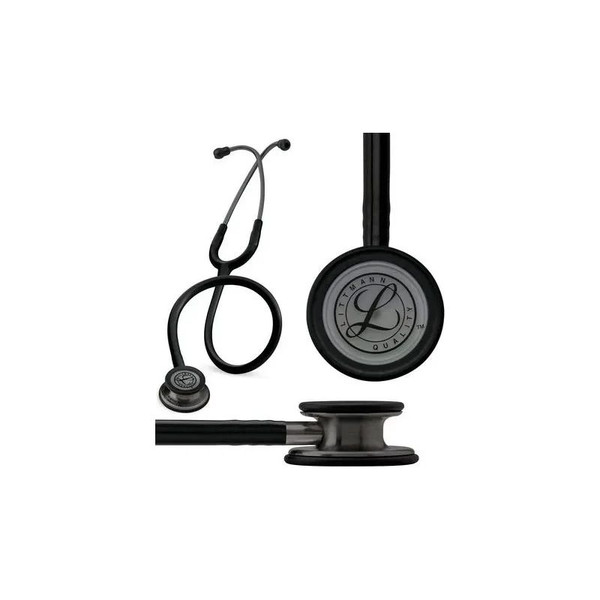 3M - Littmann - 5811 - Classic Iii Stethoscope, Smoke - Finish, Black Tube, 27