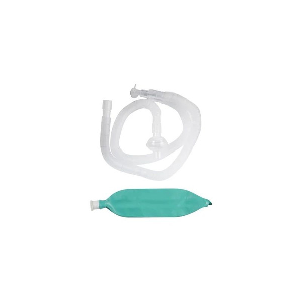 Ambu - Ultra Flex - 8753F-61Z - Anesthesia Breathing Circuit Expandable Tube 72 Inch Dual Limb Adult 3 Liter Bag Single Patient Use