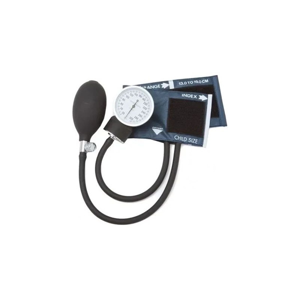 American Diagnostic - 775-9Cn - Standard Aneroid Sphygmomanometer, Child, Navy, Latex - Free.
