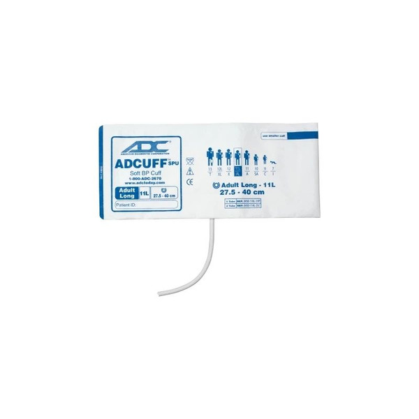 American Diagnostic - Adcuff - 8450-11Al-1Hp - Single Patient Use Blood Pressure Cuff 27.5 To 40 Cm Arm Cloth Fabric Adult Long