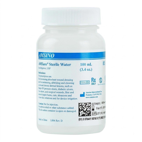 Amsino - As399 - 100ml Sterile Water For Device/Wound Irrigation