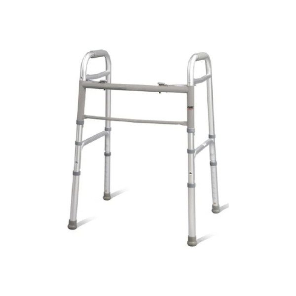 Apex - Carex - Fga86900 0000 - Dual Release Folding Walker Adjustable Height Aluminum Frame 300 Lbs Weight Capacity 30 To 37 Inch