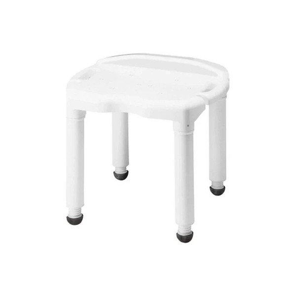 Apex - Carex - Fgb670C0 0000 - Bath Bench Without Arms Plastic Frame Backrest 21 Inch Seat Width 400 Lbs Weight Capacity