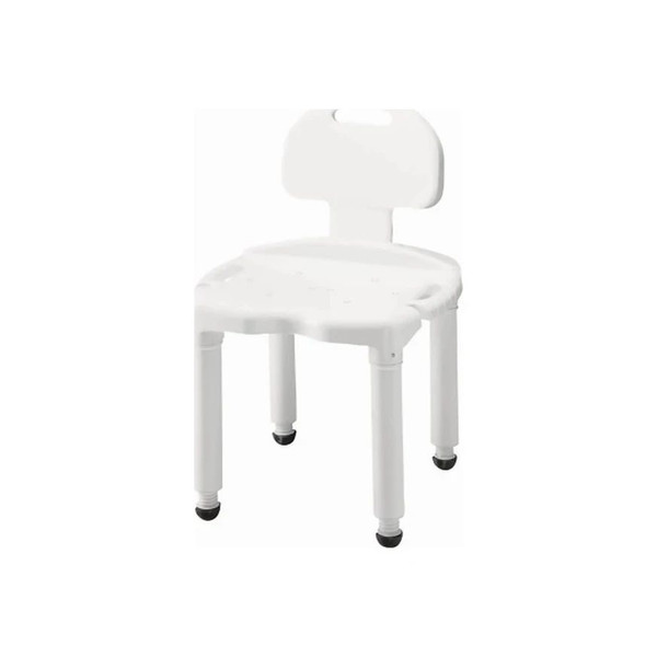 Apex - Carex - Fgb671C0 0000 - Bath Bench Without Arms Plastic Frame With Backrest 21 Inch Seat Width 400 Lbs Weight Capacity