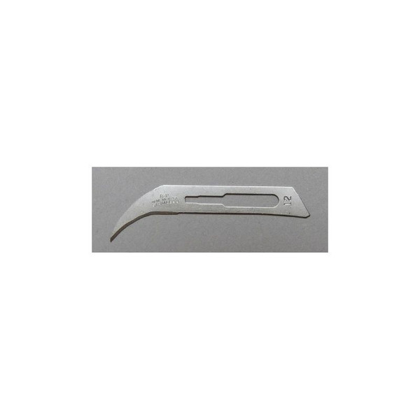 Aspen - Bard-Parker - 371212 - Products Blade Stainless Steel No 12 Sterile Disposable Individually Wrapped