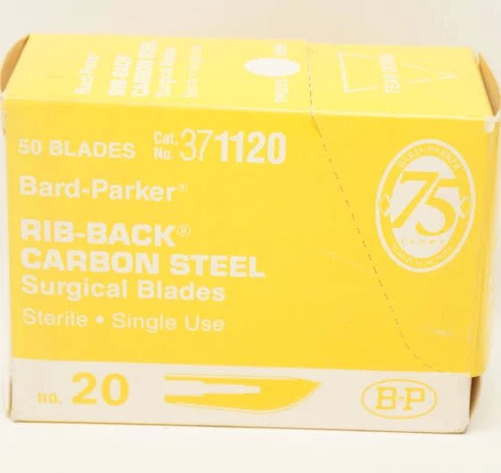 Aspen - Bard-Parker Rib-Back - 371120 - Blade, Surgical Carbon Steel 20 