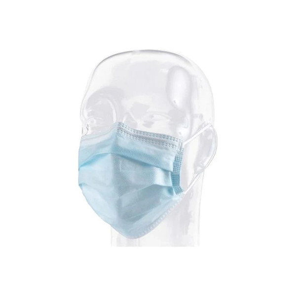 Aspen - Precept - 15111 - Products Procedure Mask Pleated Earloops One Size Fits Most Blue Nonsterile Astm Level 1 Adult