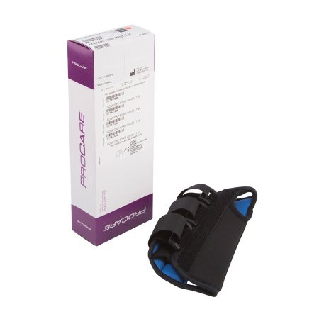Djo Djorthopedics - Procare - 79-87295 - Comfortform Wrist Brace Aluminum / Foam Spandex Plastic Left Hand Black Medium