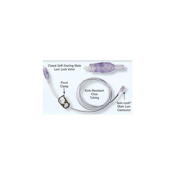 B. Braun - Accel - 470191 - Connection Set, W/Closedml Ll Valve 51