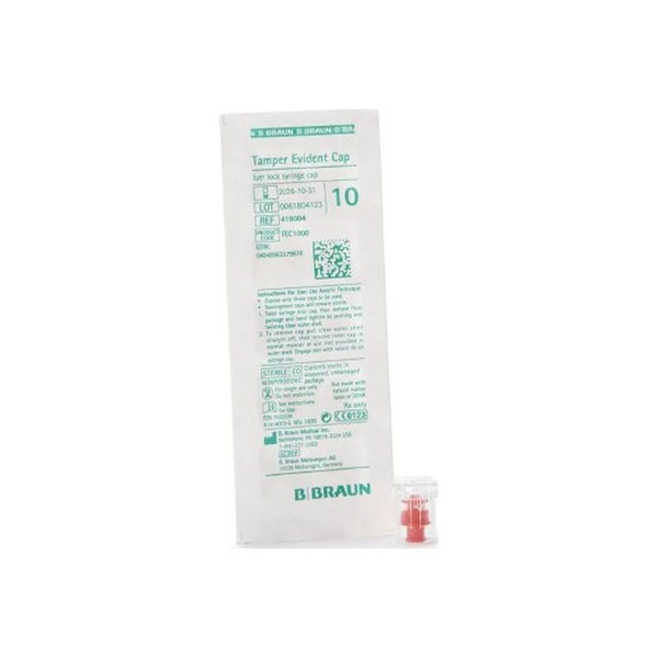 B. Braun - B Medical - 418004 - Cap, Syr Tamper Evident Tec1000