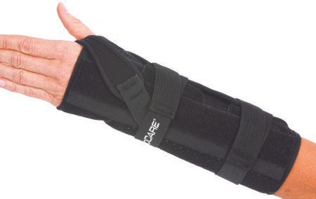 Djo Djorthopedics - Procare - 79-87510 - Quick - Fit Wrist / Forearm Brace Aluminum Foam Nylon Left Hand Black One Size Fits Most