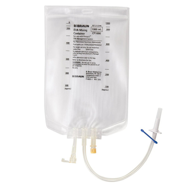 B. Braun - Pinnacle - 2112348 - Bag, Tpn With Pinnacle Single Chamber 1000Ml 