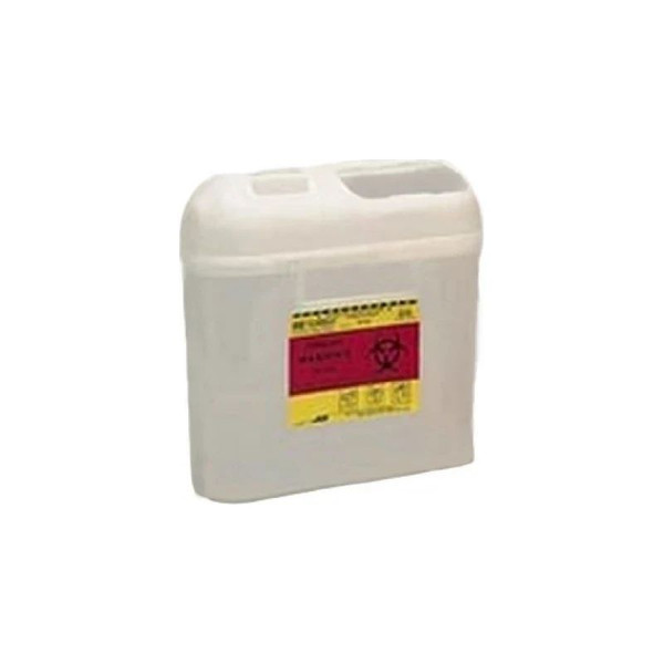 Bd Becton Dickinson - 305425 - Sharps Container Pearl Base 11 - 7/10 H X 3/5 W 4 - 1/2 D Inch Horizontal Entry 1.35 Gallon