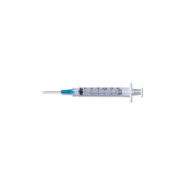 Bd Becton Dickinson - 309575 - 3Ml Luer - Lok Syringe With Precisionglide Needle 21G X 1" L, Regular Bevel, Detachable