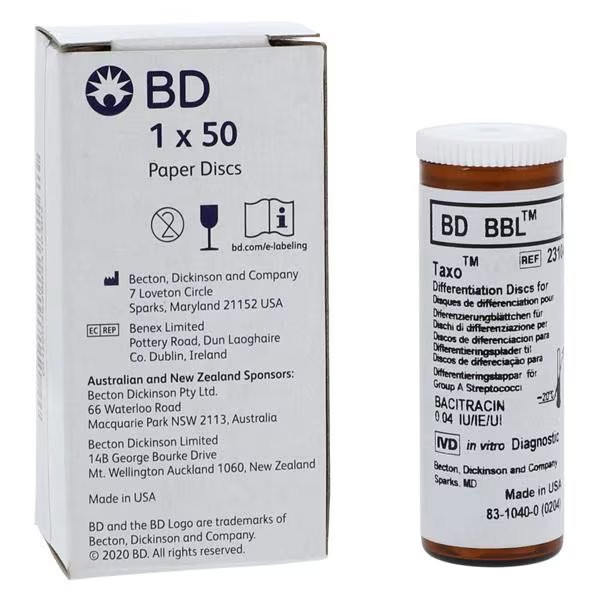 Bd Becton Dickinson - Bbl Taxo A - 231040 - Sensi Disc 4331040