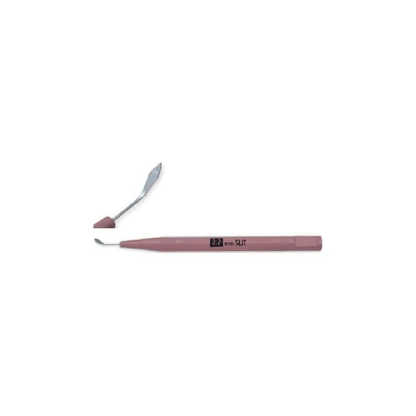 Beaver - 373724 - International Slit Knife Xstar Conventional Stainless Steel / Plastic 2.4 Mm Width Full Handle Sterile Disposable