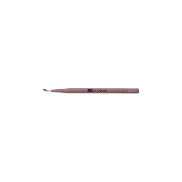 Beaver - 373808 - International Crescent Knife Xstar Conventional Stainless Steel / Plastic 2.5 Mm Width Full Handle Sterile Disposable