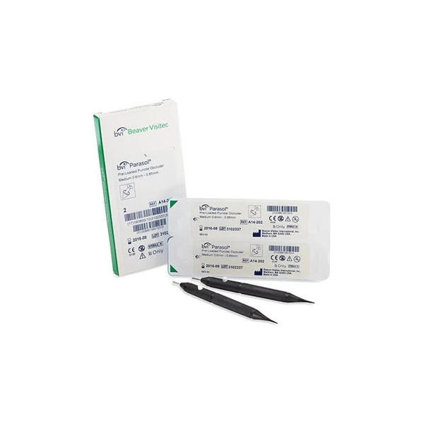 Beaver - Plus - A14-207 - International - Eye Occluder X Large Style Punctal Black Silicone