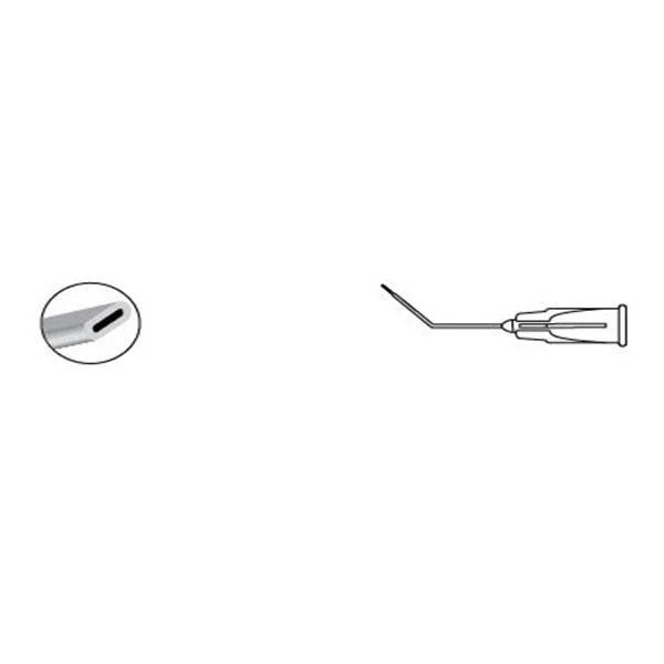 Beaver - Visitec - 585158 - International - Cortical Cleaving Hydrodissector Flat End 0.40 X 22 Mm Length Angled 45 11 From