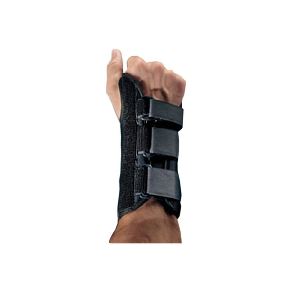 Djo Djorthopedics - Donjoy - 81-87308 - Comfortform Wrist Brace With Abducted Thumb Aluminum / Spandex Right Hand Black X - Large