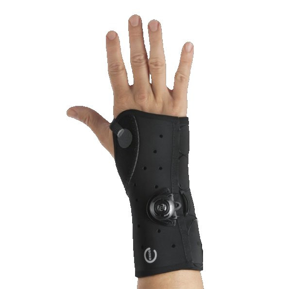 Djo Djorthopedics - Exos - 221-32-2293 - Wrist Brace With Boa Thermoformable Polymer / Nylon Right Hand Spider Print X - Small