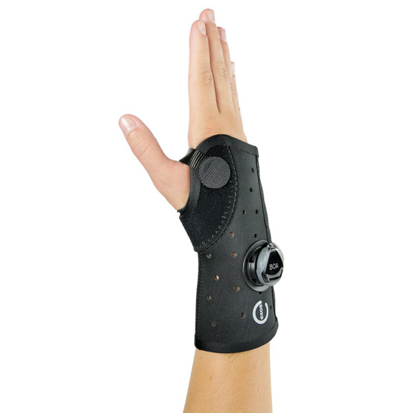 Djo Djorthopedics - Exos - 221-42-2293 - Wrist Brace With Boa Thermoformable Polymer / Nylon Right Hand Spider Print Small