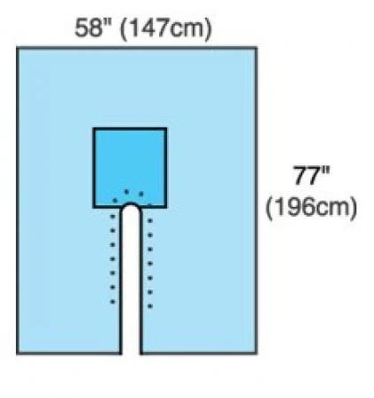 Cardinal Health - 8476 - Orthopedic Drape U - 60 W X 72 L Inch Sterile