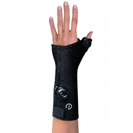 Djo Djorthopedics - Exos - 232-22-1111 - Thumb Splint 2X - Small Boa Lacing System Left Hand Black