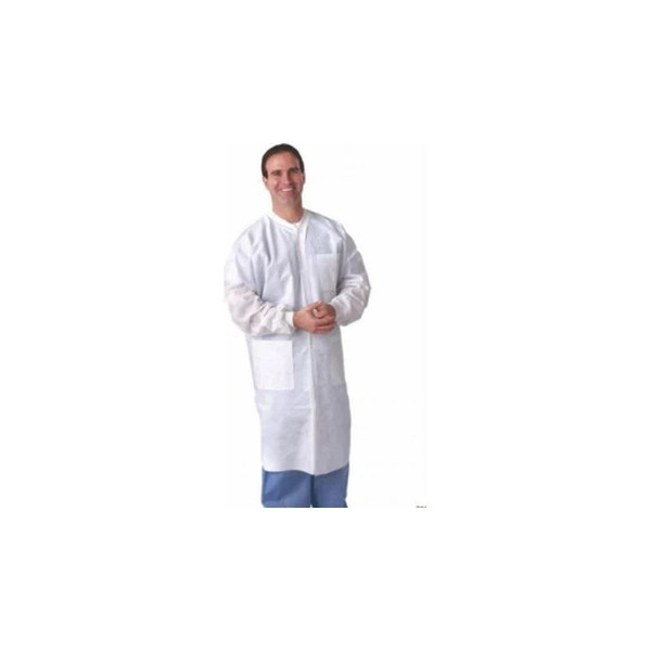 Cardinal Health - C3660Whxlk - Coat, Lab Knit Wht Xlg