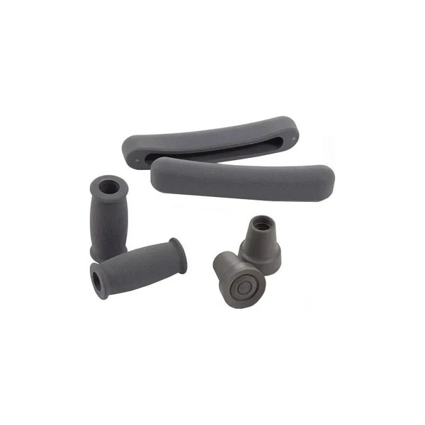 Cardinal Health - Cack20026R - Med Crutches Replacement Kit Includes Pads, Closed Hand Grips And Tips.