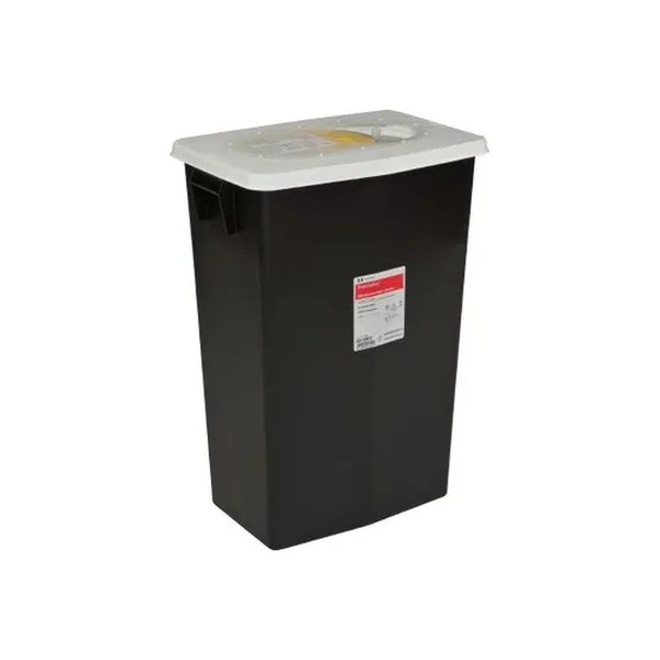 Cardinal Health - Covidien - 8618Rc - Hazardous Waste Container , Slide Lid, Black, 18 Gal