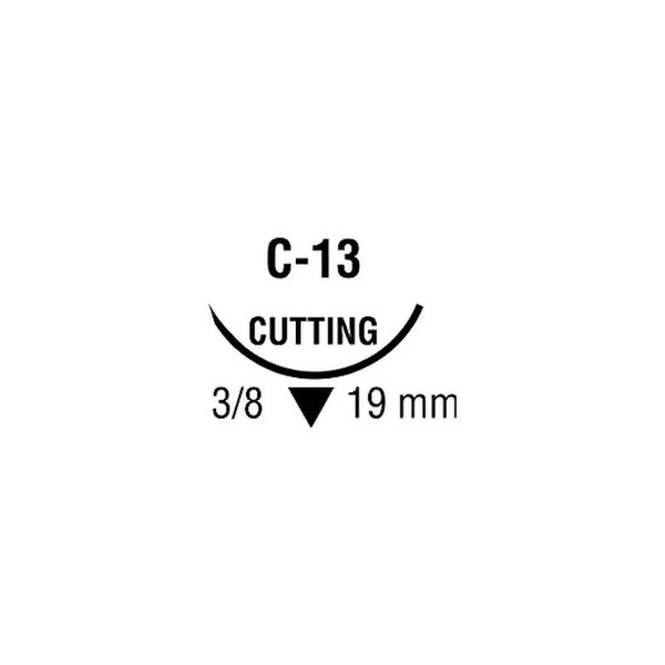 Cardinal Health - Covidien - Sg675 - Medtronic / Suture, Reverse Cutting, Needle C - 13, 3/8 Circle