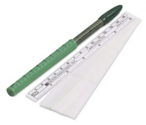Cardinal Health - Devon - 31145959 - Surgical Skin Marker Gentian Violet Regular Tip Rule Cap Nonsterile