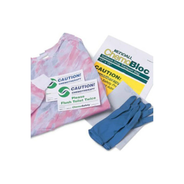 Cardinal Health - Lifeline Medical Inc. - Ct4100 - Chemosafety Preparation And Administration Kit, 18 Mil, Latex Glove, Marine Blue